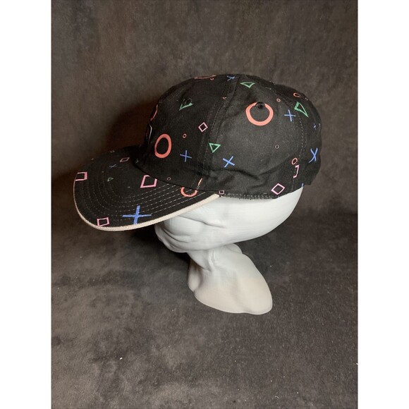 Y2K Rare Official Sony Playstation Hat Reversible Adjustable Strap Grey/Black - Picture 6 of 8